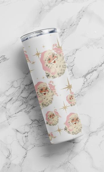 Retro Santa tumbler
Mid-century modern tumbler
Pink Christmas tumbler
Seamless pattern tumbler
Vintage Santa drinkware
Holiday skinny tumbler
Retro holiday mug
Christmas starburst tumbler
Fun Christmas gifts
Unique holiday drinkware
Festive tumbler design
Santa Claus tumbler
Mid-century Christmas decor
Cute holiday accessories
Gift for Christmas lovers
