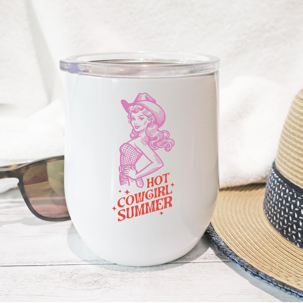 hot cowgirl summer, retro cowgirl, cowgirl drinkware
