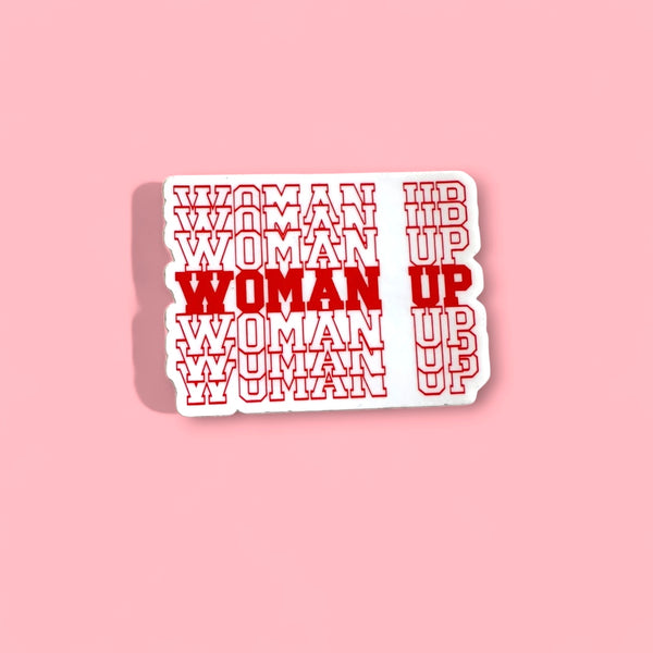 Feminist Woman Up sticker