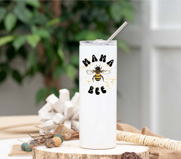 Mama Bee Ceramic Mug, Wine Tumbler or Skinny Tumbler