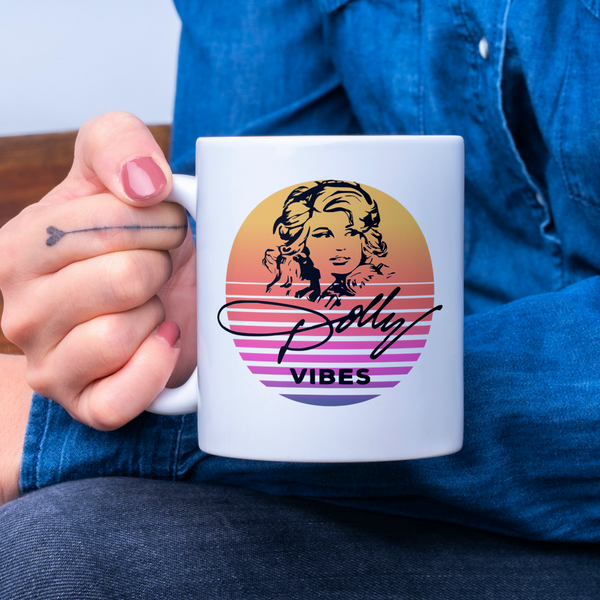 Gift For Country Music Fan, In Dolly We Trust Mug, Dolly Parton Gift, Dolly Mug, Dolly For President, Dolly Parton Gift, Cowgirl, Cowboy Hat