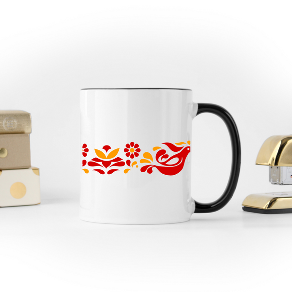 Pyrex Friendship Mug, Pyrex Friendship Design, Retro Pyrex, retro inspired mug