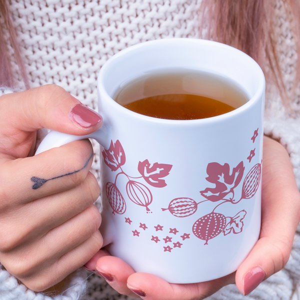 Pyrex Inspired Gooseberry Design Ceramic Mug