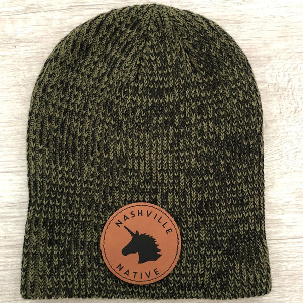 nashville native unicorn hat, nashville native, nashville hat, nashville beanie, unicorn beanie, nashville tennessee hat