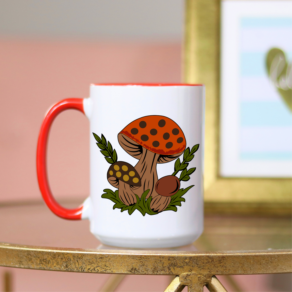 Mushroom Peace Ceramic Coffee Mug – Teepital – Everyday New Aesthetic  Designs