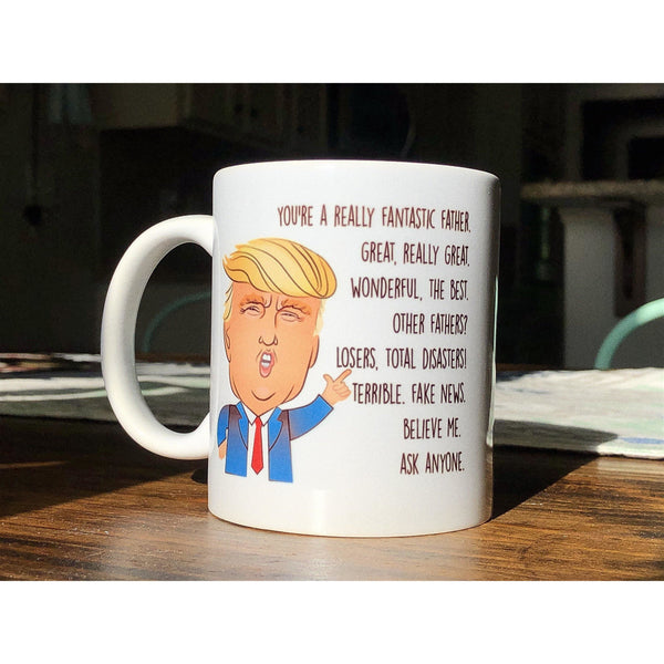 Funny Dad Trump Mug - With Love Louise
