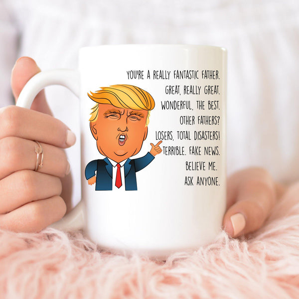 Funny Dad Trump Mug - With Love Louise