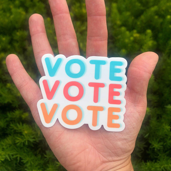 Vote sticker