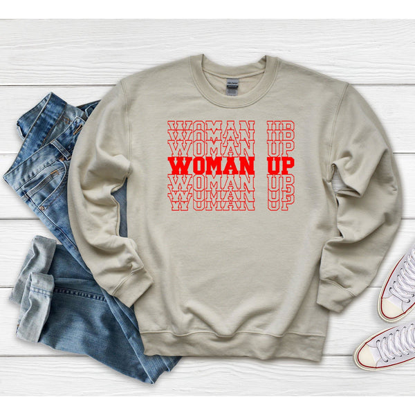 Woman Up Sweatshirt - With Love Louise