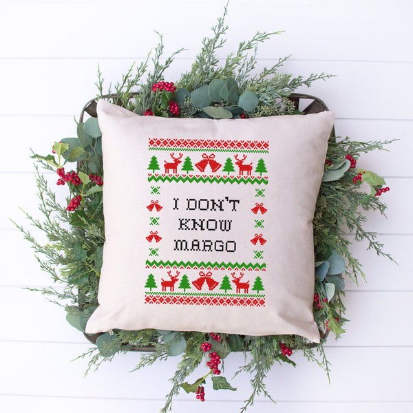 Todd and Margo Christmas Throw Pillow Cover Set