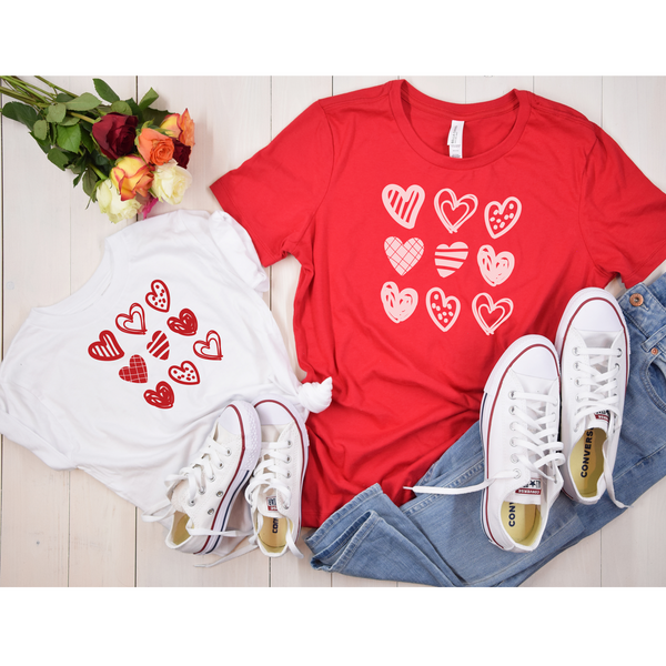 Nine Hearts Valentine Tee Shirt
