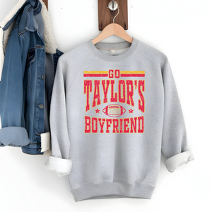 Go Taylors Boyfriend Superbowl Sweatshirt