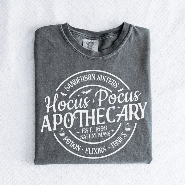 Sanderson Sisters, Hocus Pocus Apothecary, Halloween Tee, Halloween Shirt, Fall Tee, Comfort Colors Tee