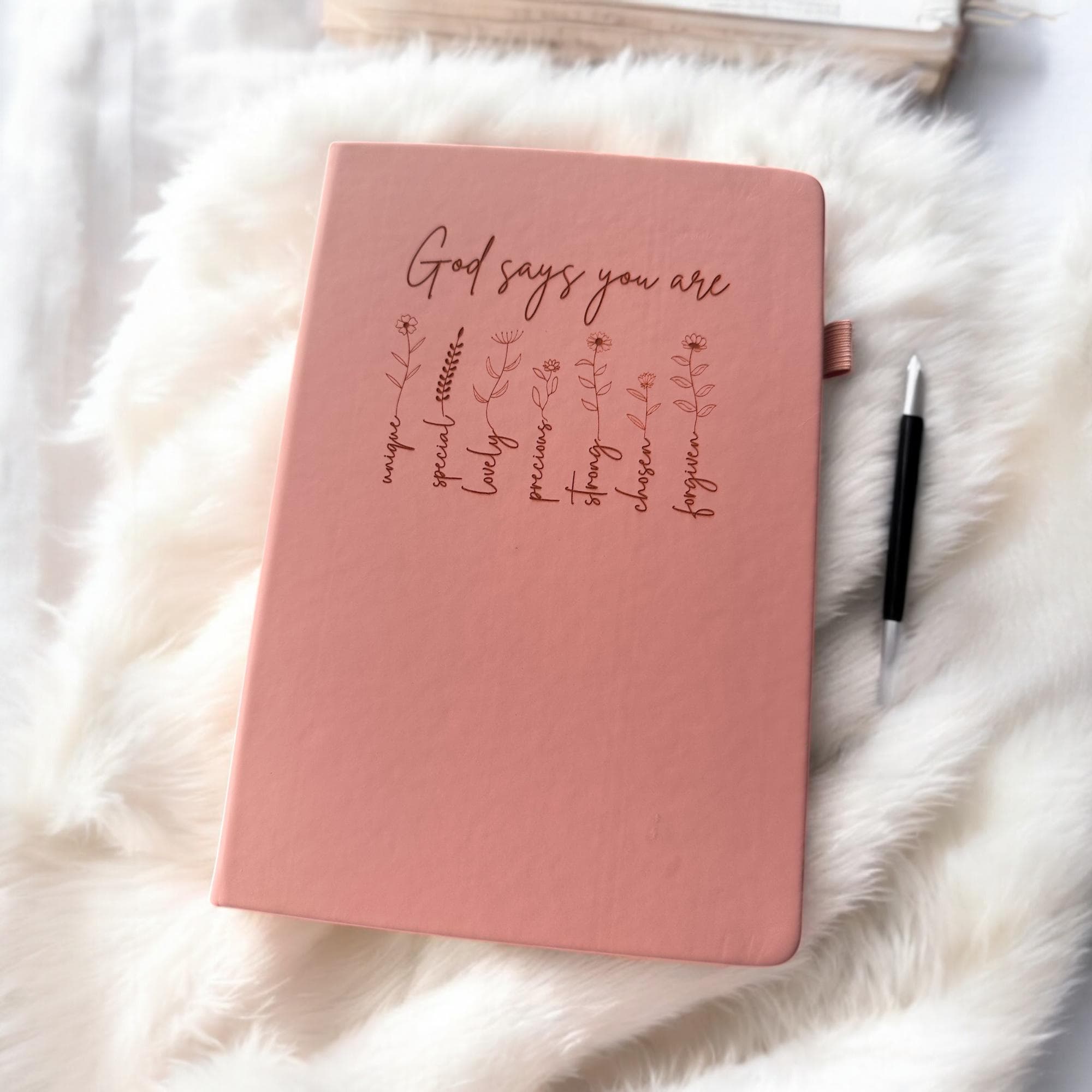 Birth Flower Name Journal, Gratitude Journal, Personalized Journal, Prayer Journal, Journal Personalized, Self Care Journal Wellness Journal