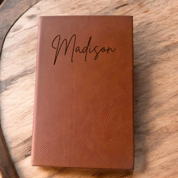 Personalized Journal - Engraved Leather Journal - Personalized Notebooks - Birthday Gift - Engraved Notebook