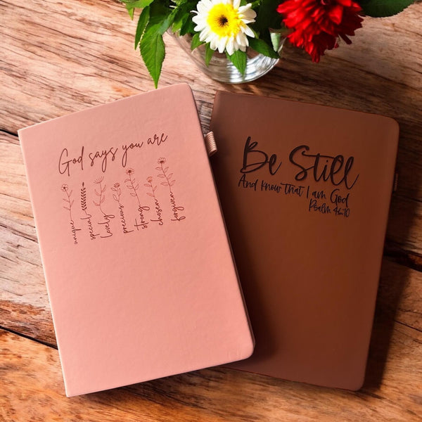 Birth Flower Name Journal, Gratitude Journal, Personalized Journal, Prayer Journal, Journal Personalized, Self Care Journal Wellness Journal