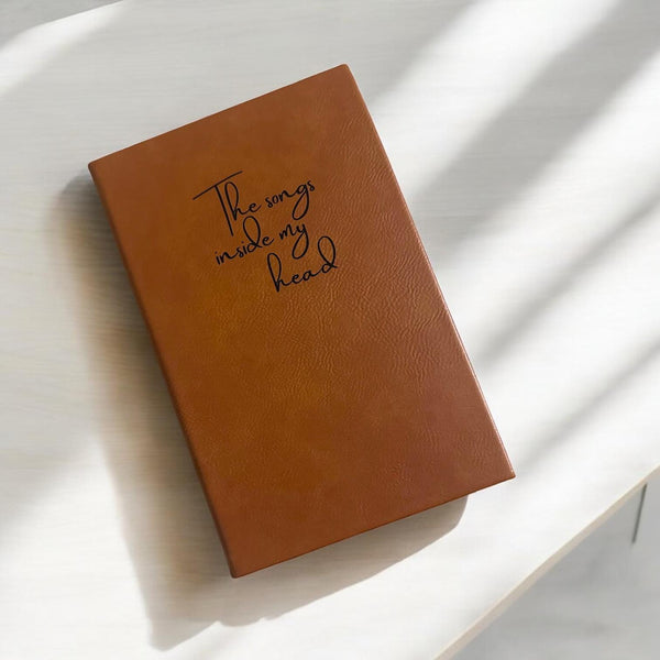 Songwriting Journal - Engraved notebook