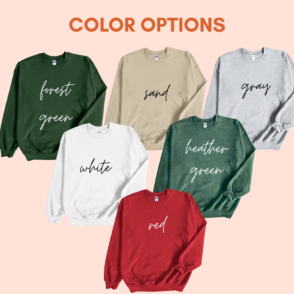 “White Christmas” Holiday Sweatshirt – Vintage-Inspired Cozy Nostalgia