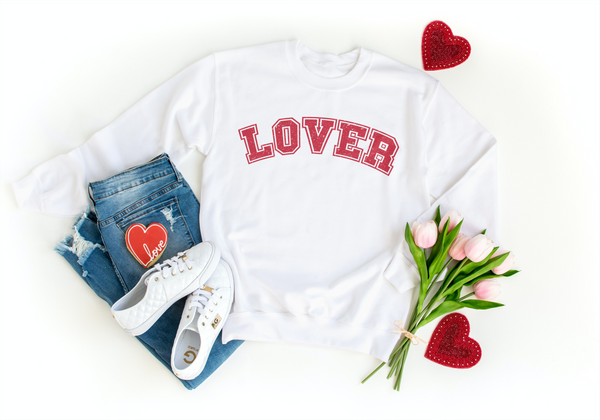 LOVER sweatshirt, valentine shirt, valentine sweatshirt, swiftie, girl gift, friend gift, galentine gift