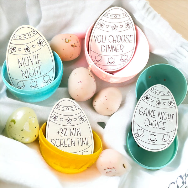 Easter Egg Filler Tokens for Kids