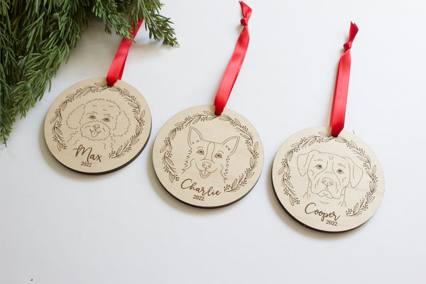 Dog Ornament, Christmas Ornament for Dogs, Dog Lover Ornament, Dog Breed Ornament, Handmade in Tennessee