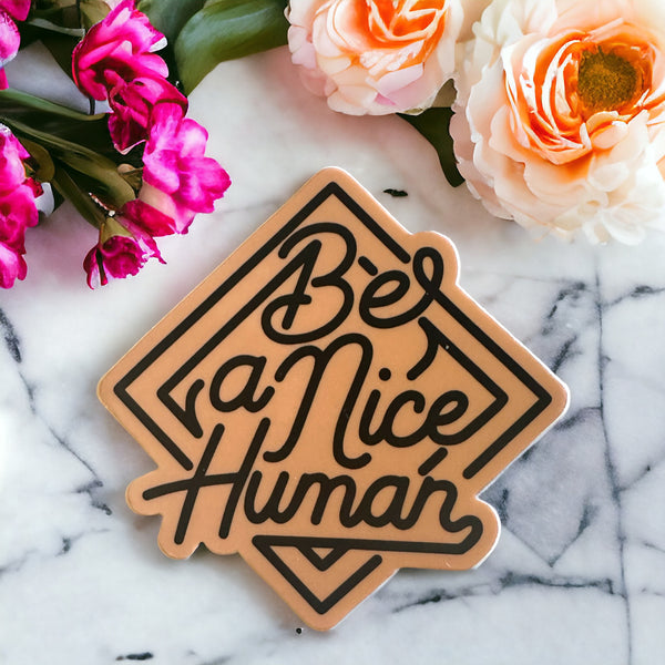 Be A Nice Human Sticker