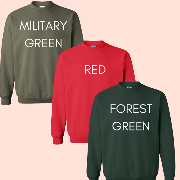 Merry Script Christmas Sweatshirt