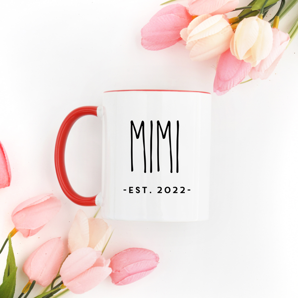 New Grandparents with Select Year Options Ceramic Mug