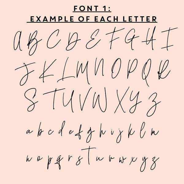 Personalized Script Patch Beanie