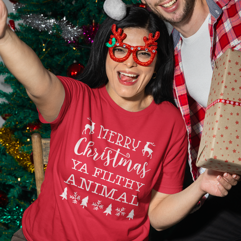 Merry Christmas Ya Filthy Animal Shirt