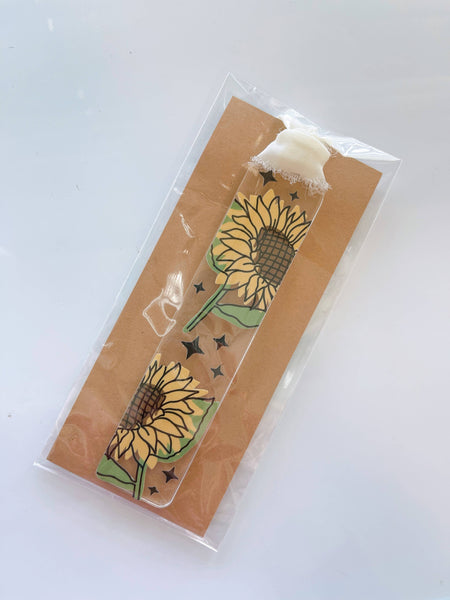 Typo Lettering Co - Acrylic Bookmarks-UV DTF-5 styles: Flowers and smileys