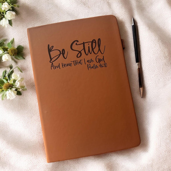 Be Still and know that I am God Prayer Journal, Psalm 46:10, Prayer Journal for Women, Bible Study Notebook