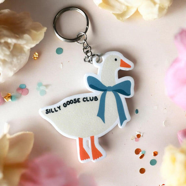 Custom Goose Keychain with Name or Phrase
80s Inspired Personalized Keychain
Personalized Acrylic Animal Keychain
Cute Goose Gift for Goose Lovers
Custom Gift for Vintage Collectors