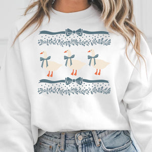 Goose Shirt, Goose Tee, Goose Tee for Women, Blue Ribbon Goose, goose Apparel, Silly Goose Shirt