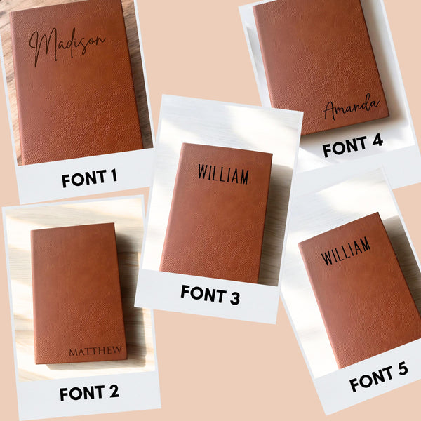 Personalized Journal - Engraved Leather Journal - Personalized Notebooks - Birthday Gift - Engraved Notebook