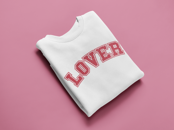 LOVER sweatshirt, valentine shirt, valentine sweatshirt, swiftie, girl gift, friend gift, galentine gift