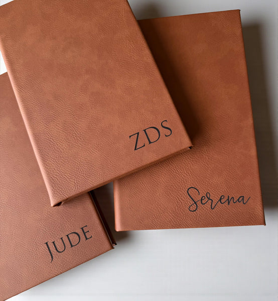 Personalized Engraved Journal - Custom Notebook