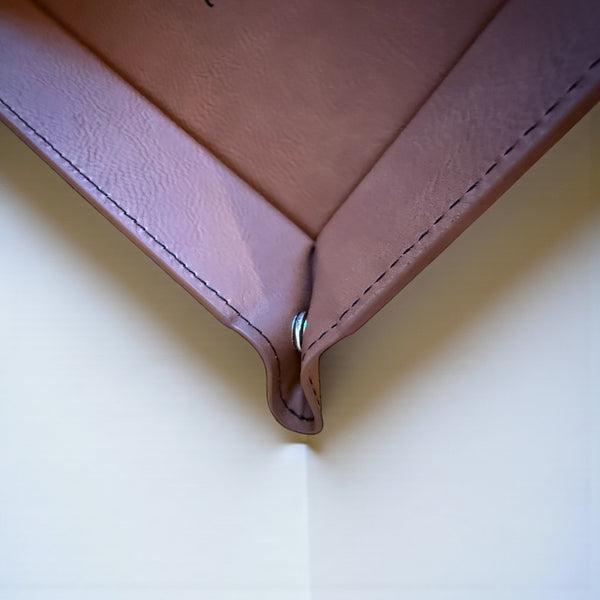 Keys Wallet Phone Leatherette Valet Tray