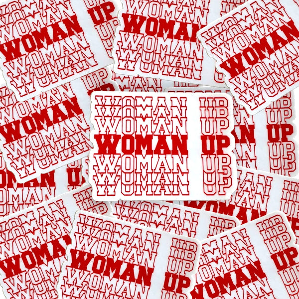 Feminist Woman Up sticker