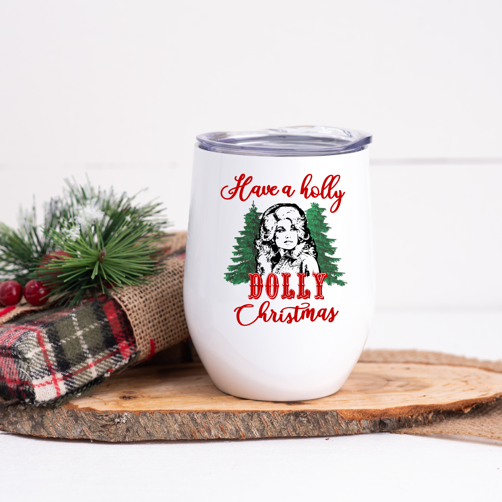 Dolly Parton Christmas Tumbler, Have  A Holly Dolly Christmas, Dolly Mug, Dolly Parton Tumbler, Christmas Tumbler, Gift for her