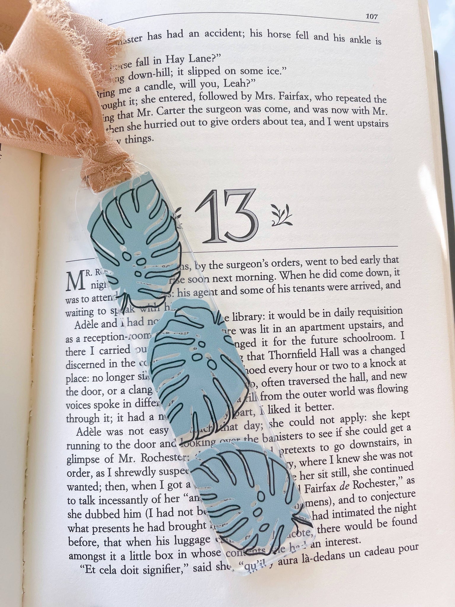Typo Lettering Co - Acrylic Bookmarks-UV DTF-5 styles: Monstera