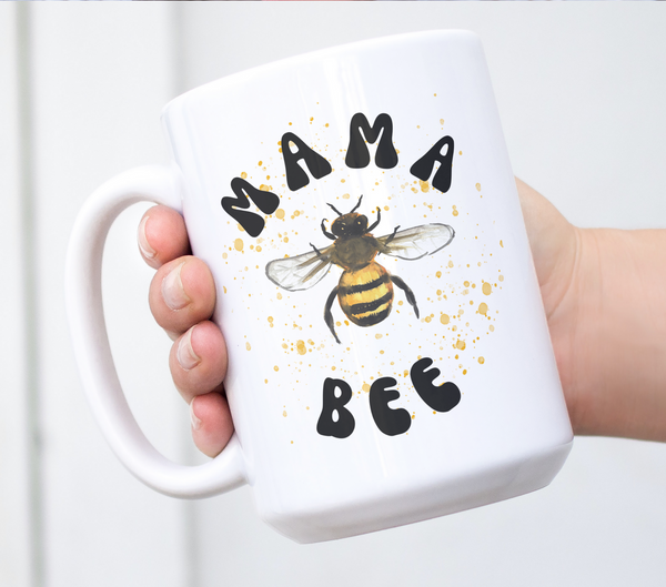 Mama Bee Ceramic Mug, Wine Tumbler or Skinny Tumbler