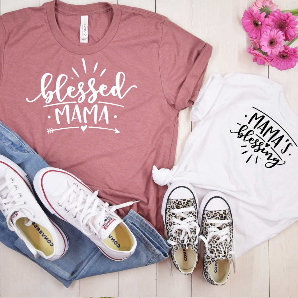 Blessed online mama shirt