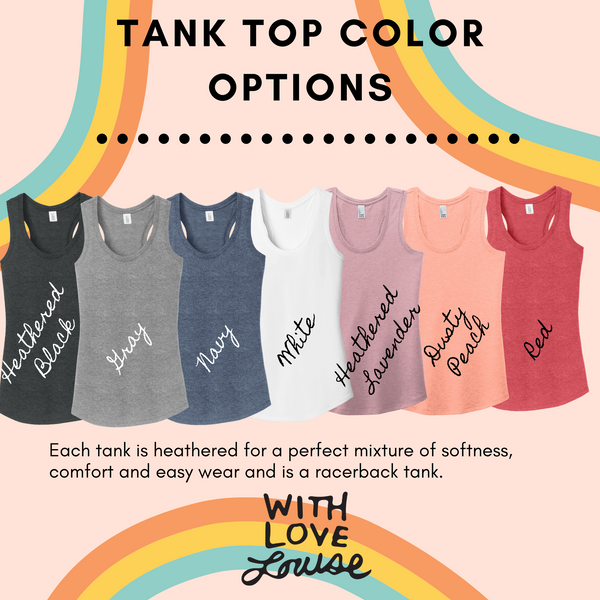 Love Retro Style Valentine Shirt or Tank Top
