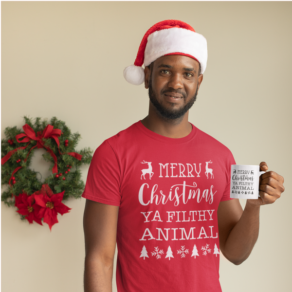 Merry Christmas Ya Filthy Animal Shirt or Set plus Sweatshirt