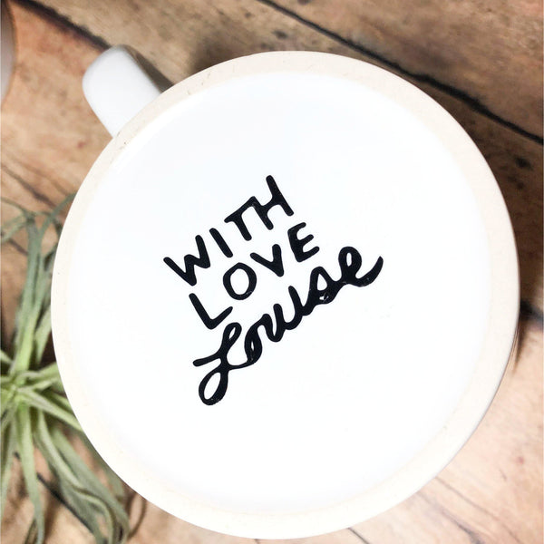 Not A Hugger Porcupine Ceramic Coffee Mug - With Love Louise