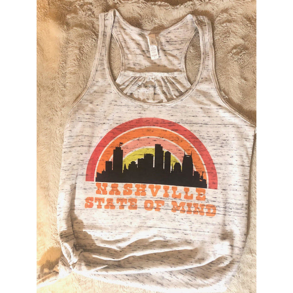 Nashville State of Mind Retro Style Tank Top - With Love Louise