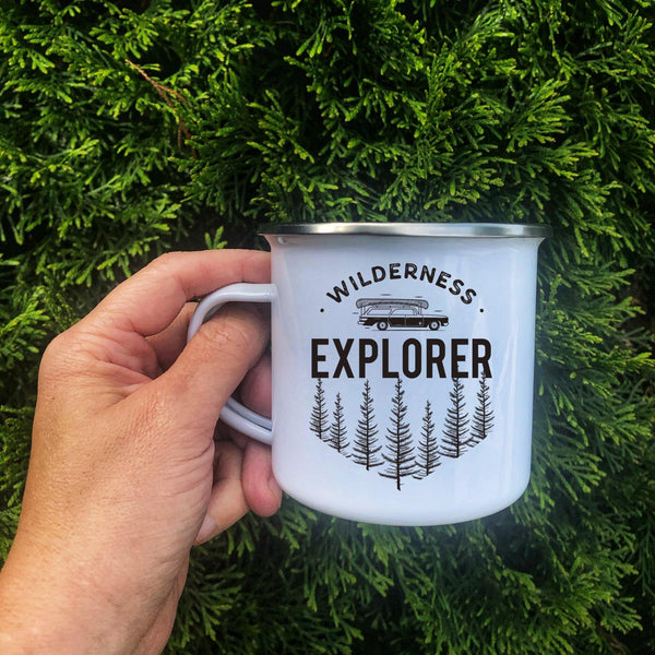 Wilderness Explorer Enamel Camp Tin Mug