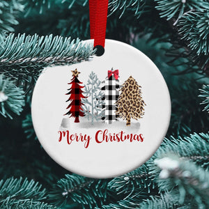 Buffalo Plaid Christmas Tree Ornament - With Love Louise