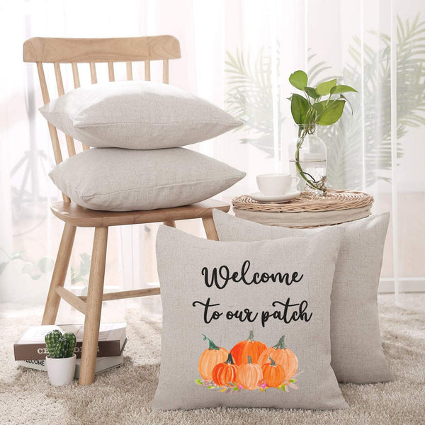 Welcome to our Patch Throw Pillow Cover